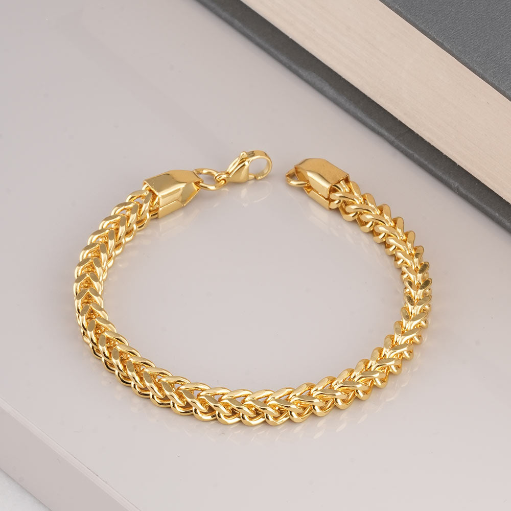 Woven Gold Bracelet