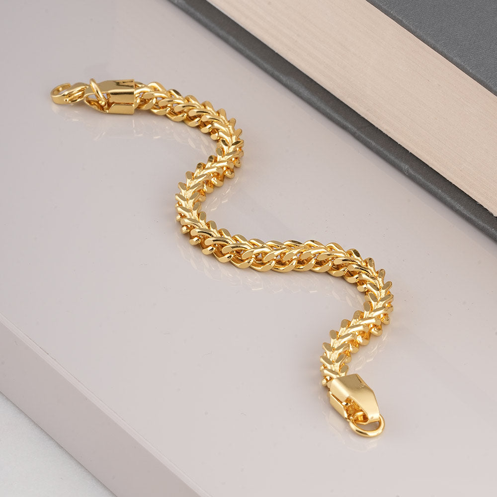 Woven Gold Bracelet