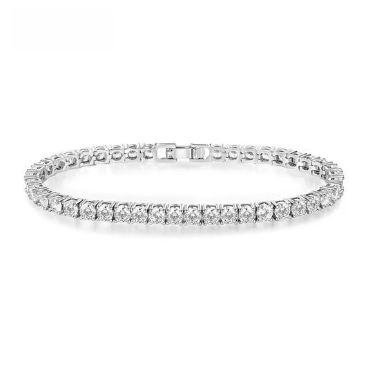 Tennis Bracelet in White Gold