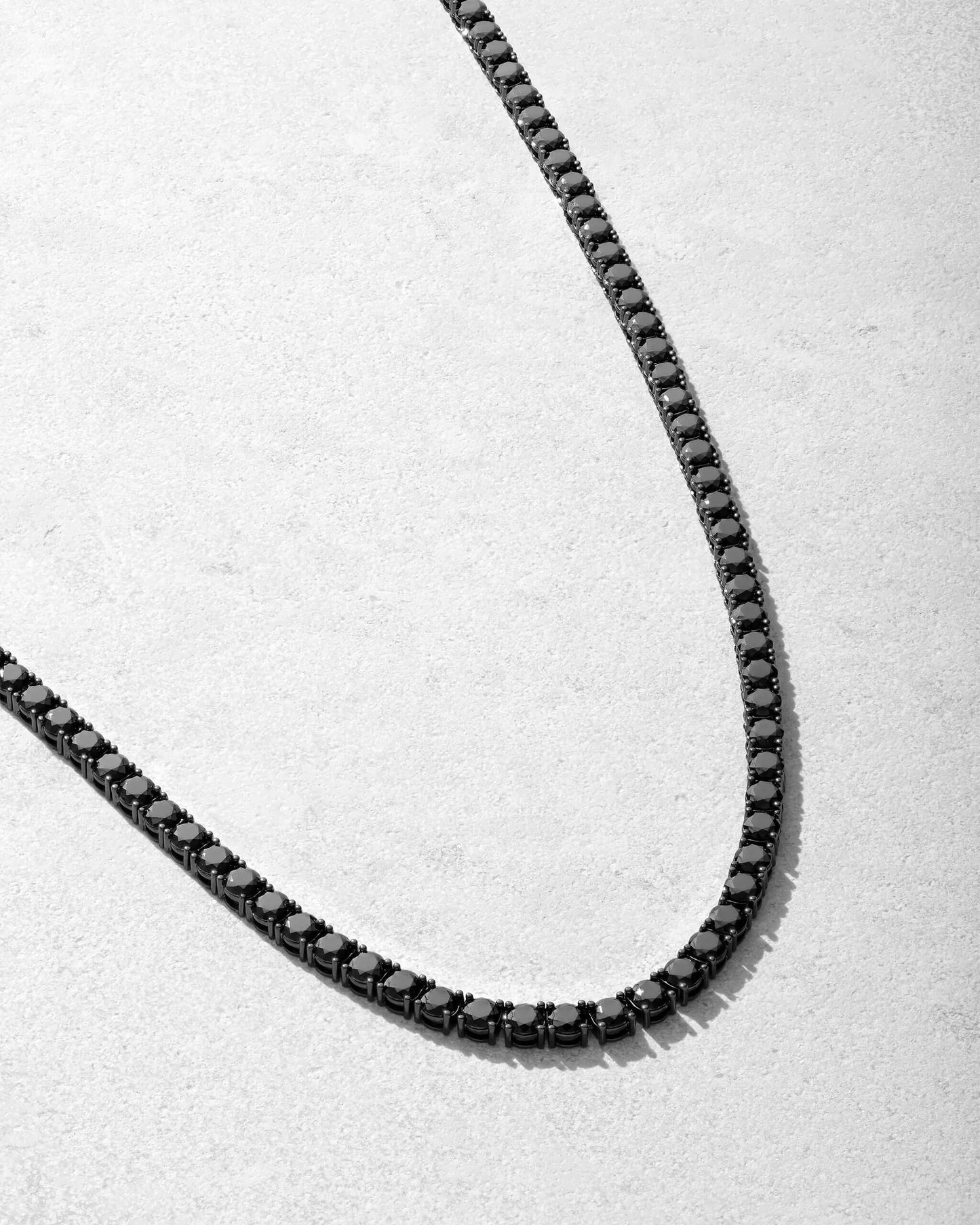 Tennis Chain in Black