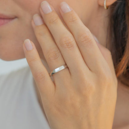 Love Reflection Ring | 925 Pure Silver | Set of 2