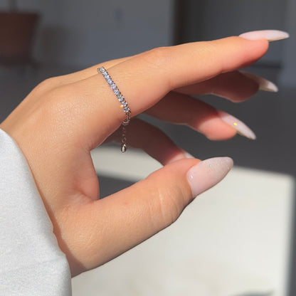 Eternal Chain Ring | 925 Pure Silver