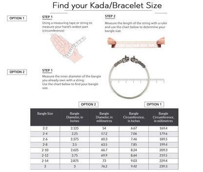 Men's Four Lined Kada | 22kt Gold Plated