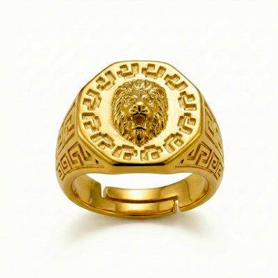 Lion Crest Ring