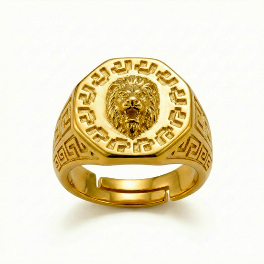 Lion Crest Ring