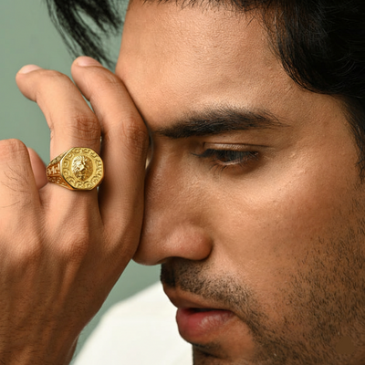 Lion Crest Ring hover image