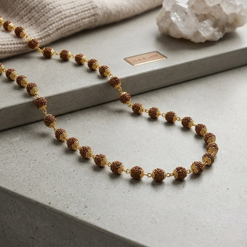 Rudraksh Gold Chain